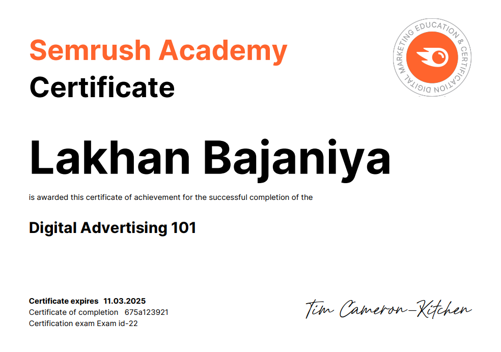 Digital Advertising 101