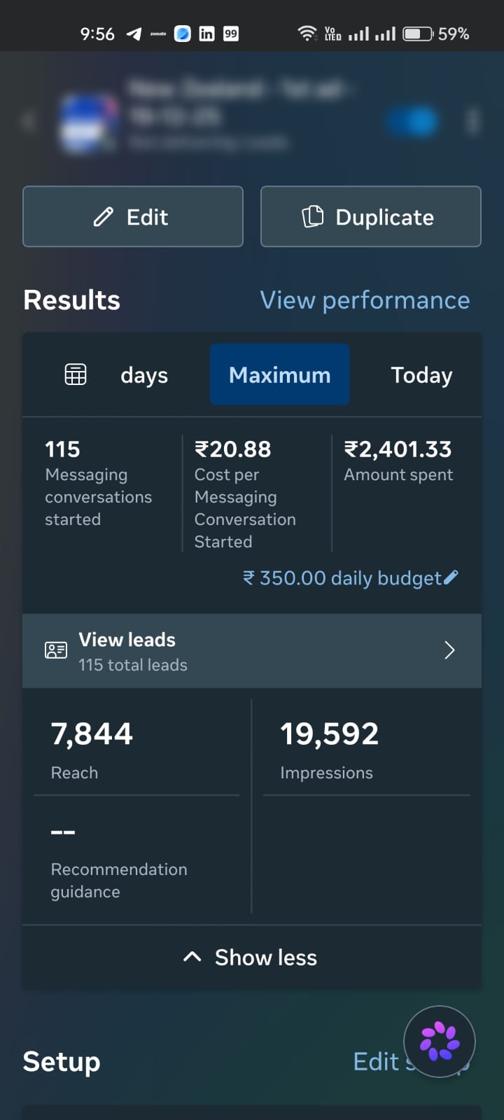 Meta Ads Dashboard